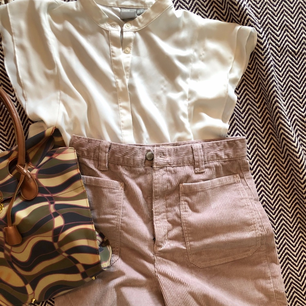 NWOT Pink Cord Wide Leg Pants - CAN STEAM B4 SEND